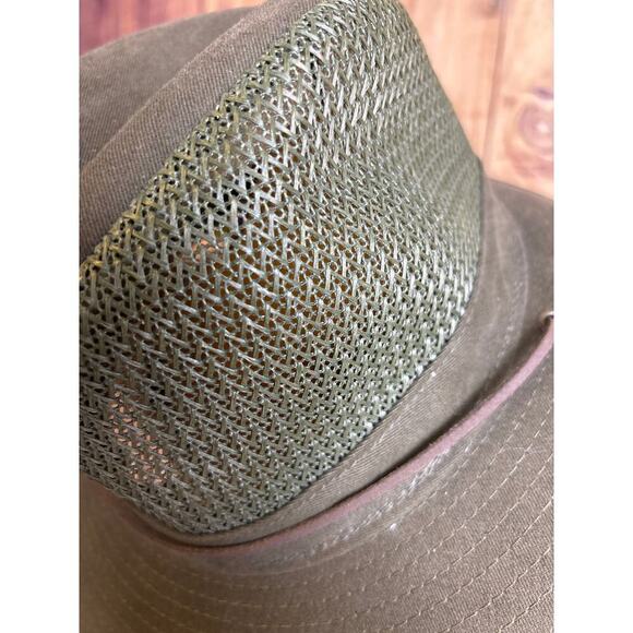 Henschel Hat Co. H1H Vented Mesh Canvas Safari Hat Size - Picture 2 of 5